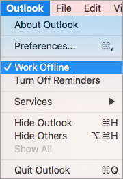 where is send and receive in outlook for mac
